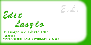 edit laszlo business card