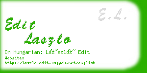edit laszlo business card